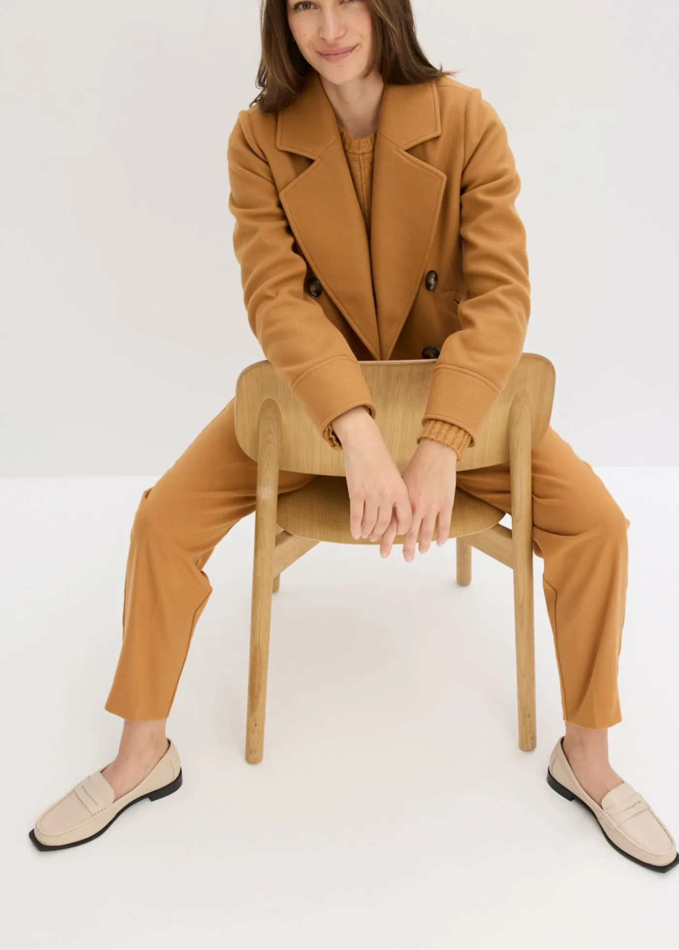 Online Chaqueta corta con aspecto de lana Mujer Chaquetas Y Abrigos