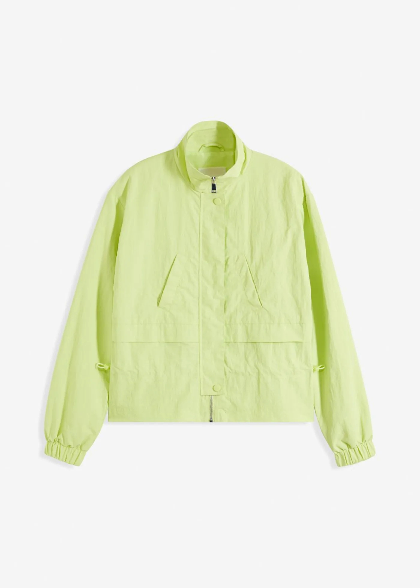 Hot Chaqueta corta con cordón ajustable en la cintura Mujer Chaquetas Y Abrigos