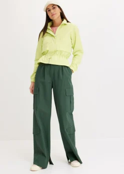 Hot Chaqueta corta con cordón ajustable en la cintura Mujer Chaquetas Y Abrigos