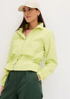 Hot Chaqueta corta con cordón ajustable en la cintura Mujer Chaquetas Y Abrigos