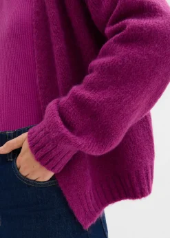 Online Chaqueta corta de punto grueso con corte holgado Mujer Jerséis|Ropa De Punto