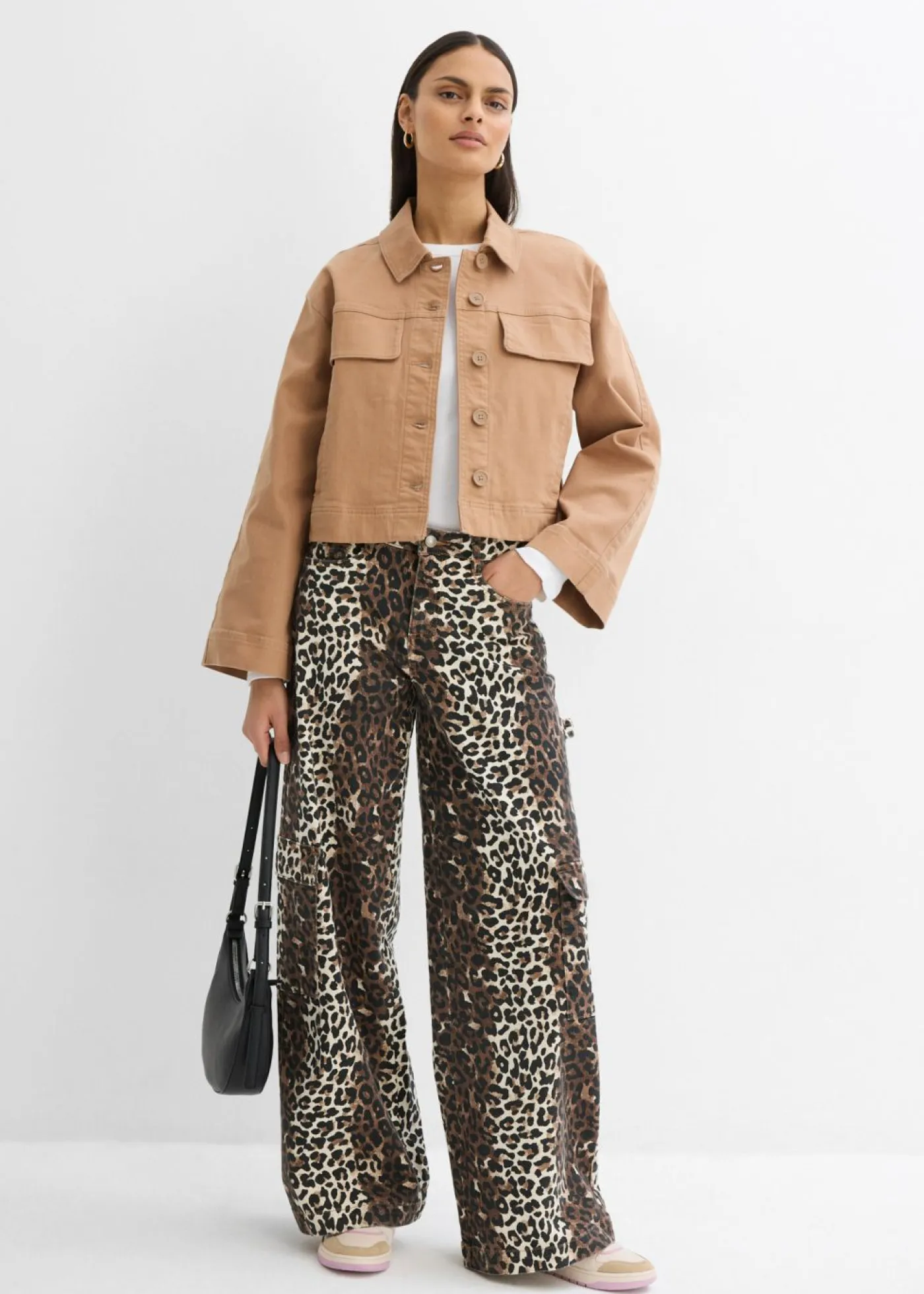 Hot Chaqueta corta de sarga Mujer Chaquetas Y Abrigos