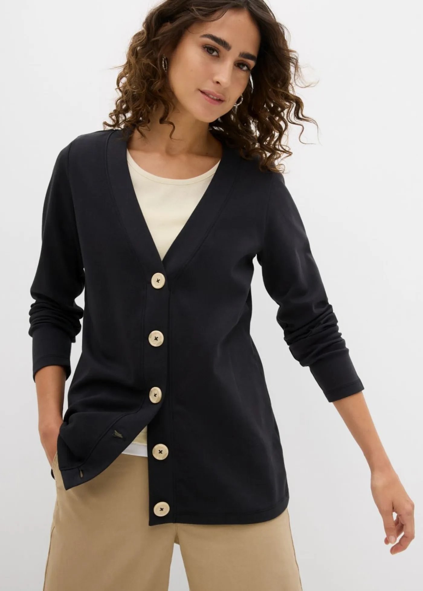 Discount Chaqueta de algodón orgánico puro Mujer Básicos|Camisetas