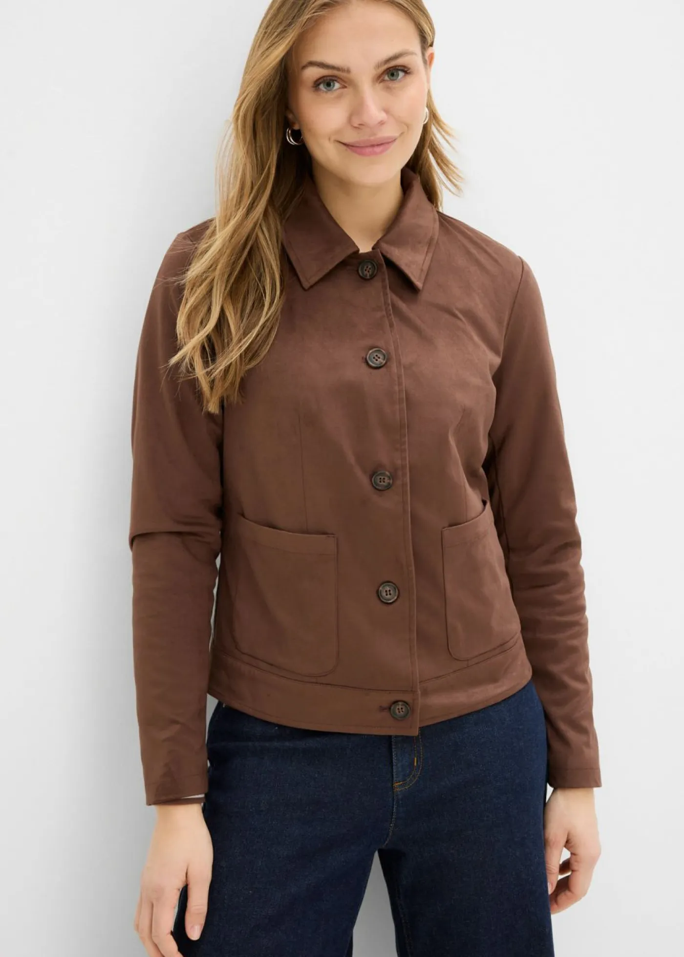 Chaqueta de ante sintético Mujer Chaquetas Y Abrigos