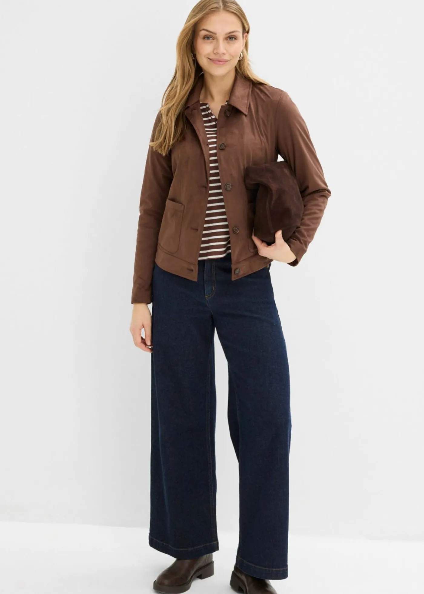 Chaqueta de ante sintético Mujer Chaquetas Y Abrigos