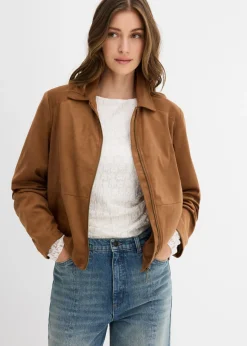 Online Chaqueta de ante sintético Mujer Chaquetas Y Abrigos