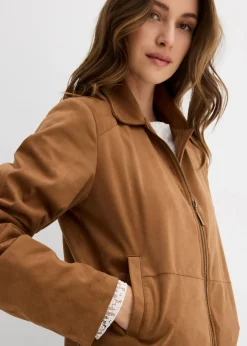 Online Chaqueta de ante sintético Mujer Chaquetas Y Abrigos