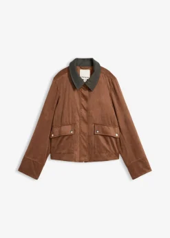 Discount Chaqueta de ante sintético Mujer Chaquetas Y Abrigos|Novedades