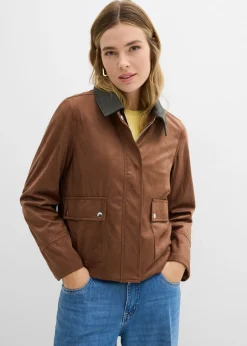 Discount Chaqueta de ante sintético Mujer Chaquetas Y Abrigos|Novedades
