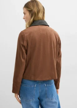 Discount Chaqueta de ante sintético Mujer Chaquetas Y Abrigos|Novedades