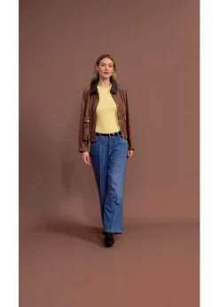 Discount Chaqueta de ante sintético Mujer Chaquetas Y Abrigos|Novedades