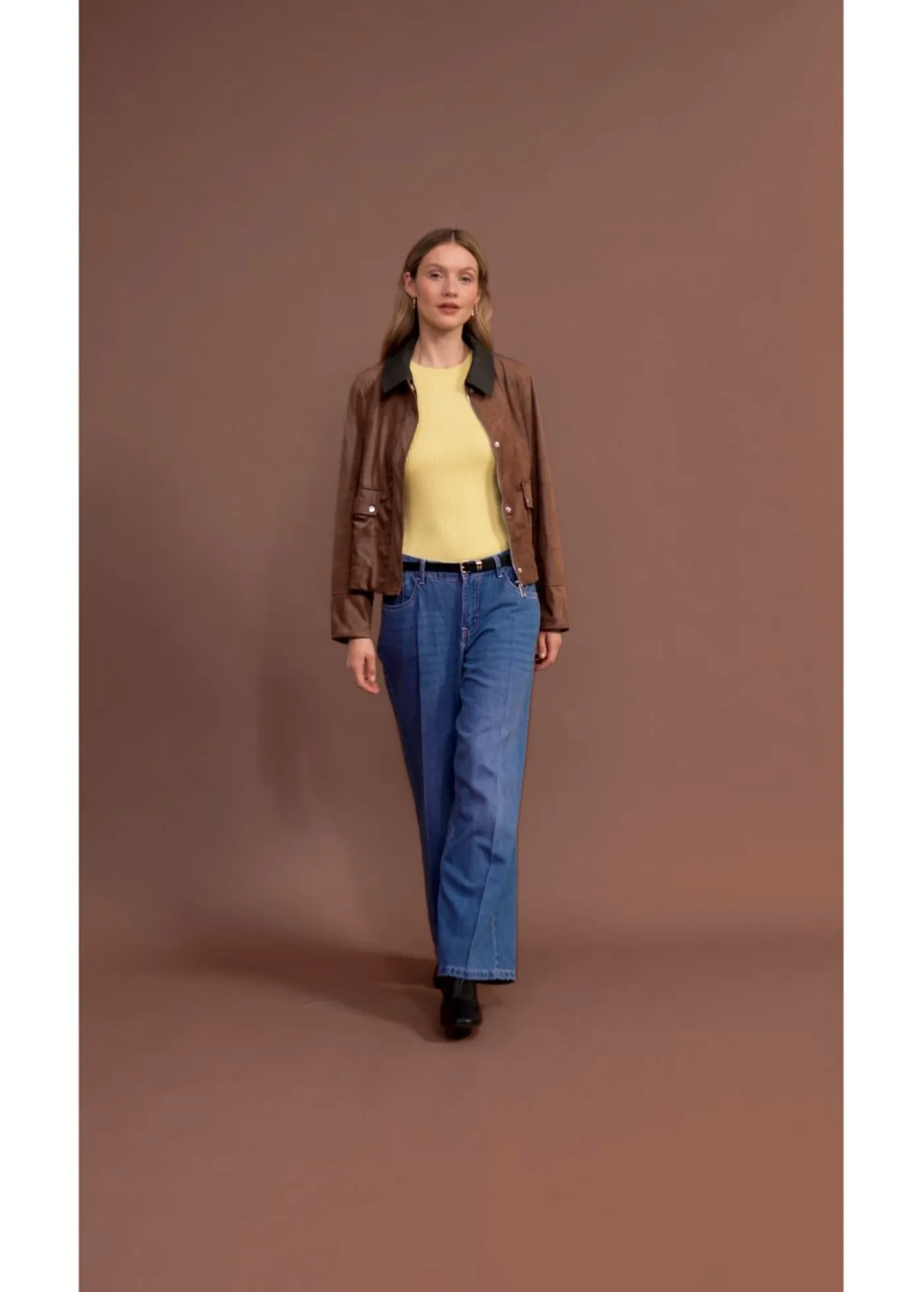 Discount Chaqueta de ante sintético Mujer Chaquetas Y Abrigos|Novedades