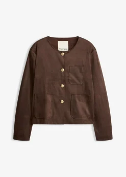 Online Chaqueta de ante sintético Mujer Chaquetas Y Abrigos