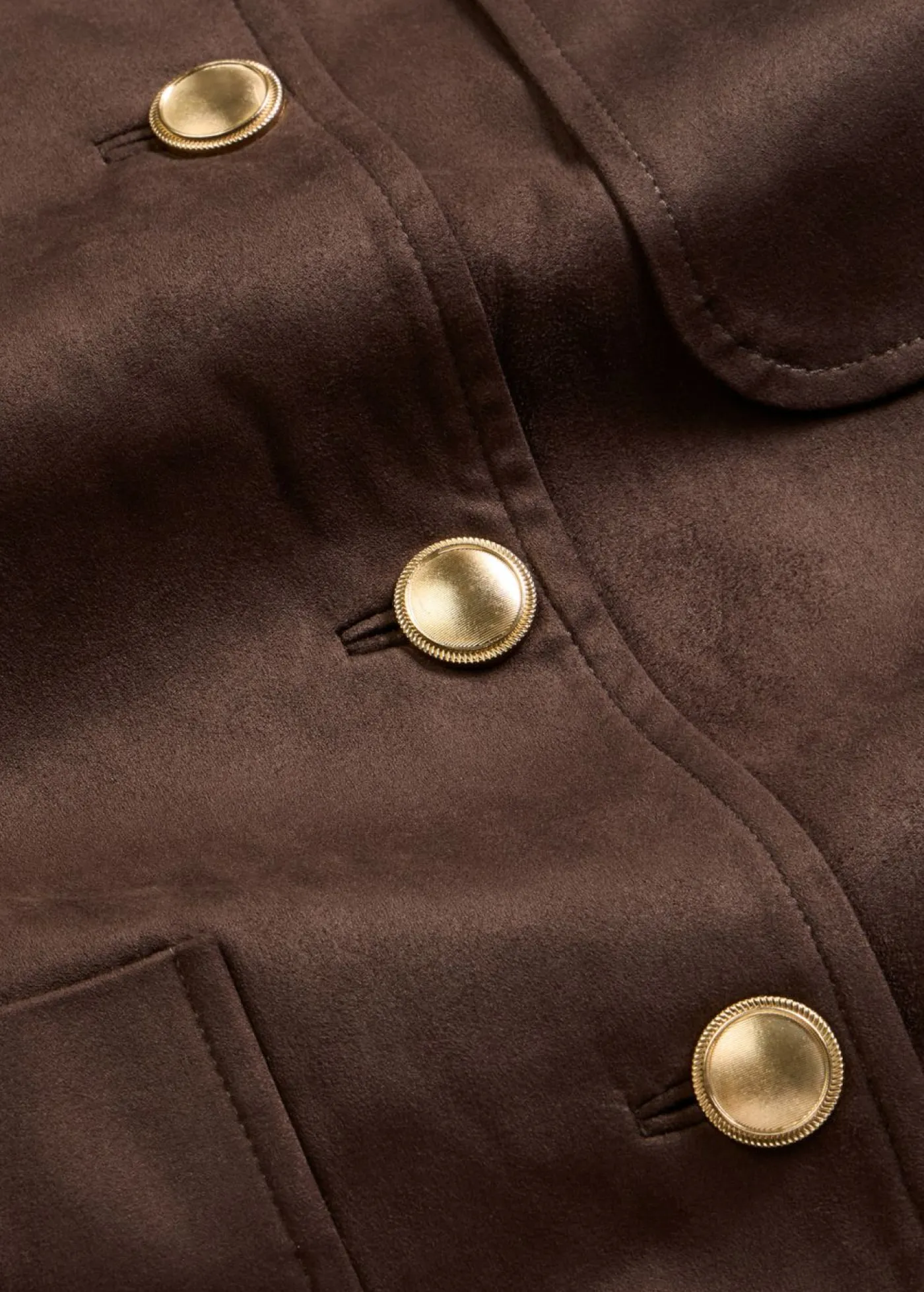 Online Chaqueta de ante sintético Mujer Chaquetas Y Abrigos