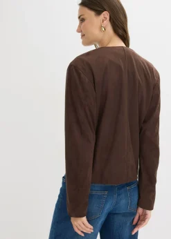 Online Chaqueta de ante sintético Mujer Chaquetas Y Abrigos