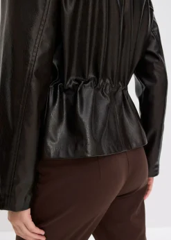 Hot Chaqueta de charol sintético Mujer Chaquetas Y Abrigos