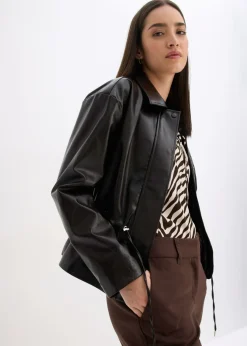 Hot Chaqueta de charol sintético Mujer Chaquetas Y Abrigos