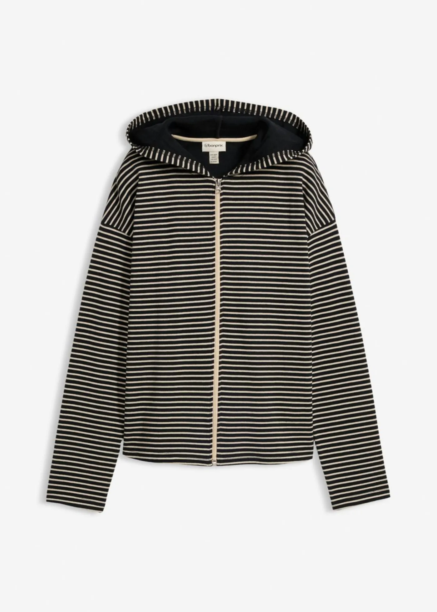 Online Chaqueta de chándal a rayas de mezcla de algodón Mujer Ropa Cómoda