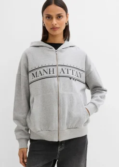Sale Chaqueta de chándal ancha con capucha de algodón orgánico puro Mujer Ropa Cómoda
