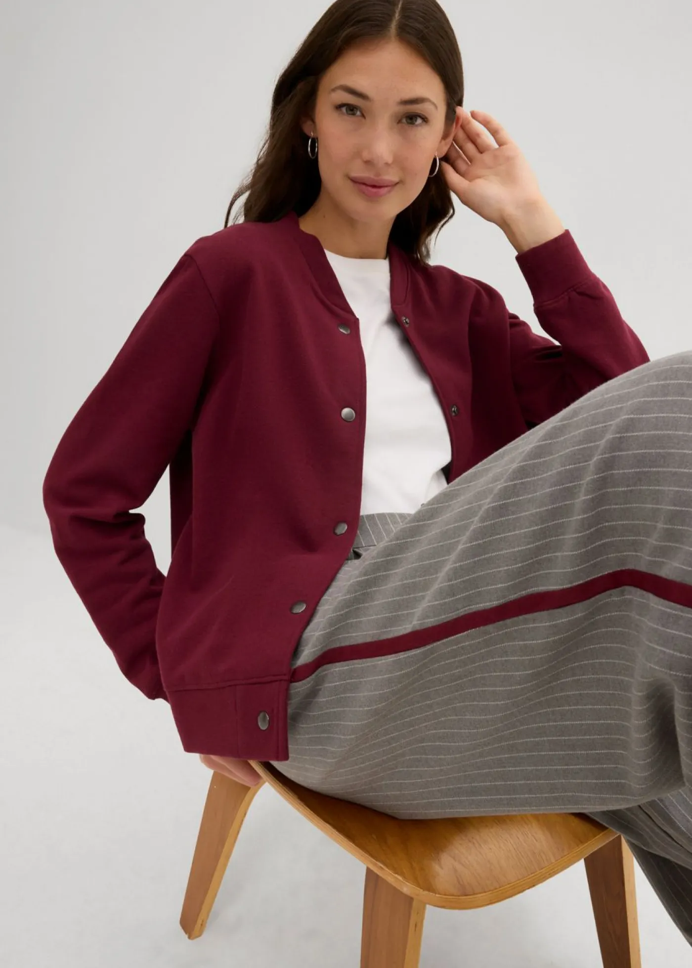 Online Chaqueta de chándal con botones Mujer Ropa Cómoda