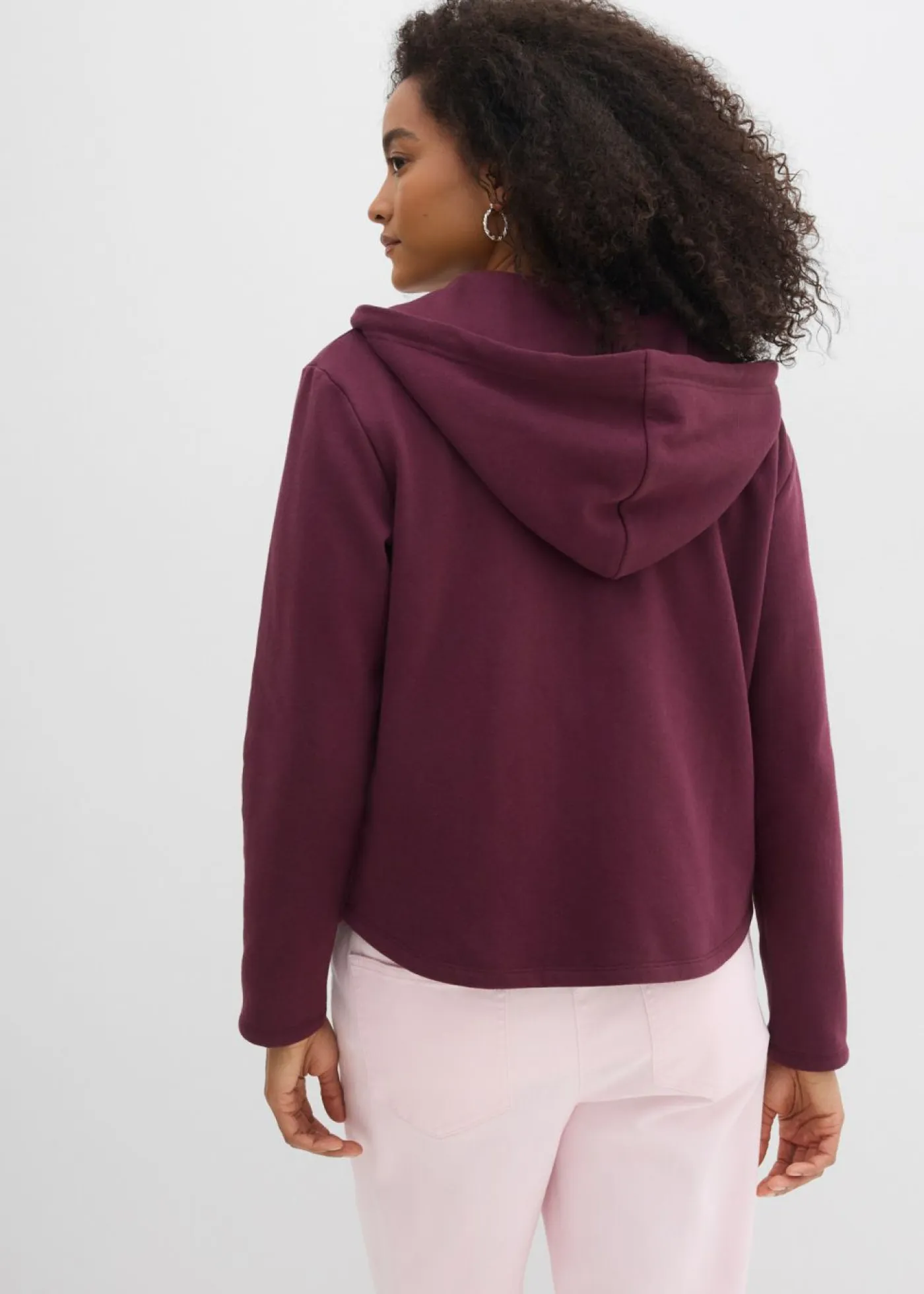 Hot Chaqueta de chándal con capucha y poliéster reciclado Mujer Ropa Cómoda