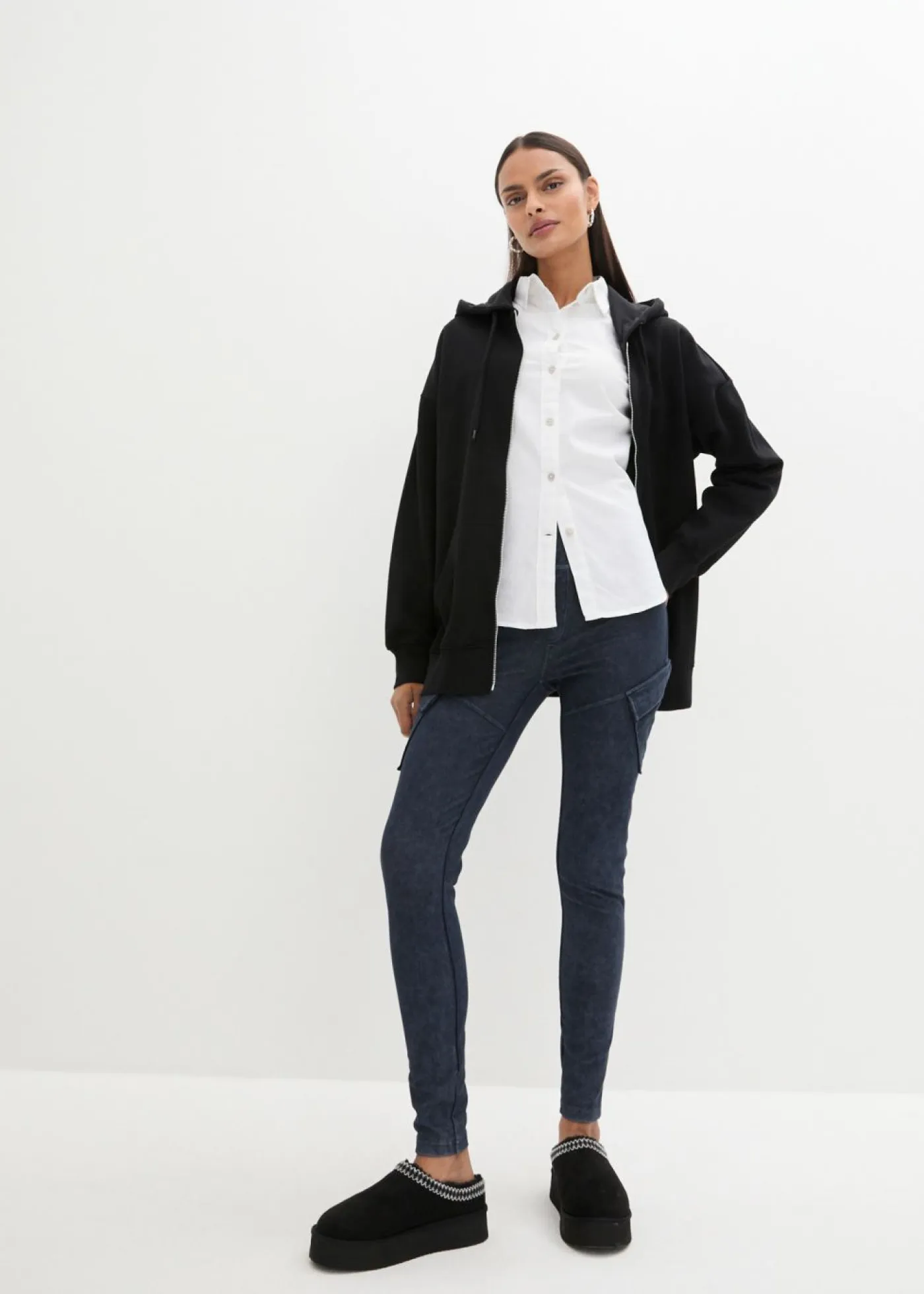 Hot Chaqueta de chándal con capucha Mujer Ropa Cómoda