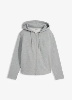 Discount Chaqueta de chándal con capucha y poliéster reciclado Mujer Ropa Cómoda