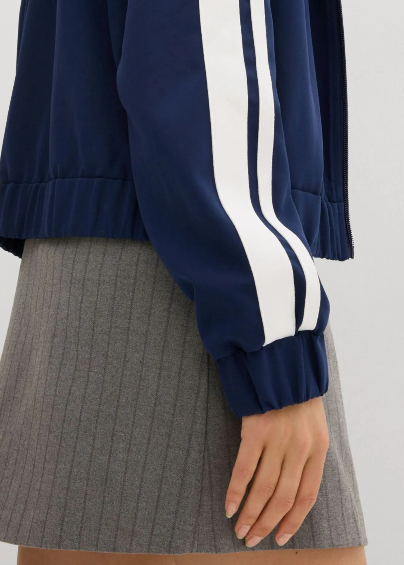 Discount Chaqueta de chándal con raya deportiva Mujer Chaquetas Y Abrigos