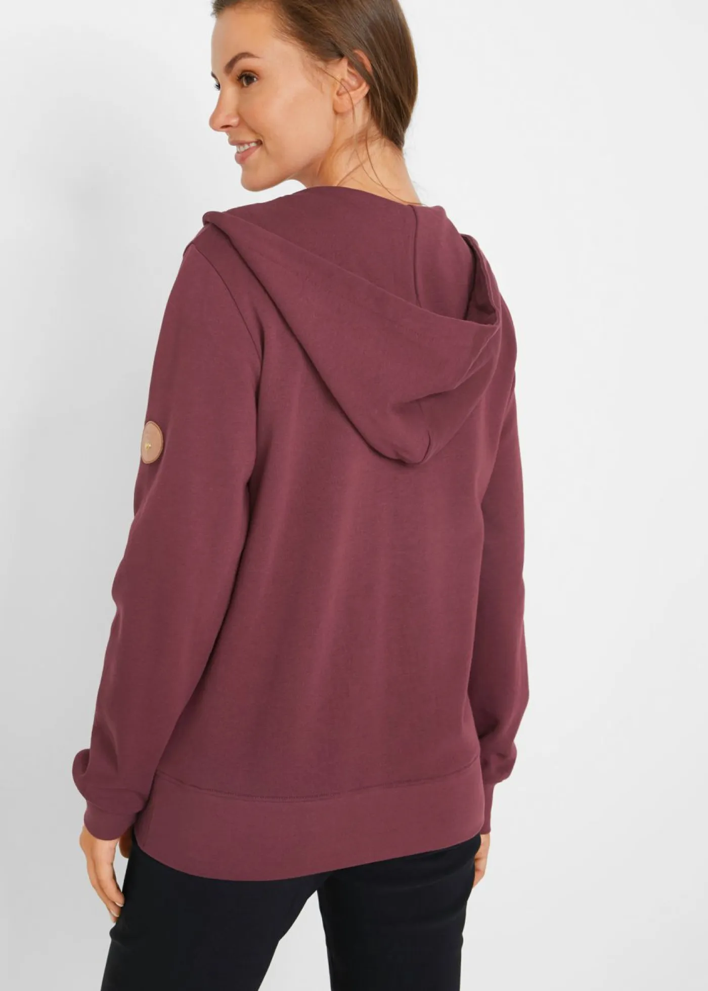 Chaqueta de chándal de algodón puro con capucha Mujer Ropa Cómoda