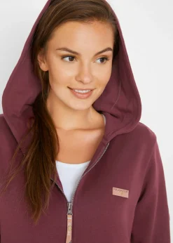 Chaqueta de chándal de algodón puro con capucha Mujer Ropa Cómoda