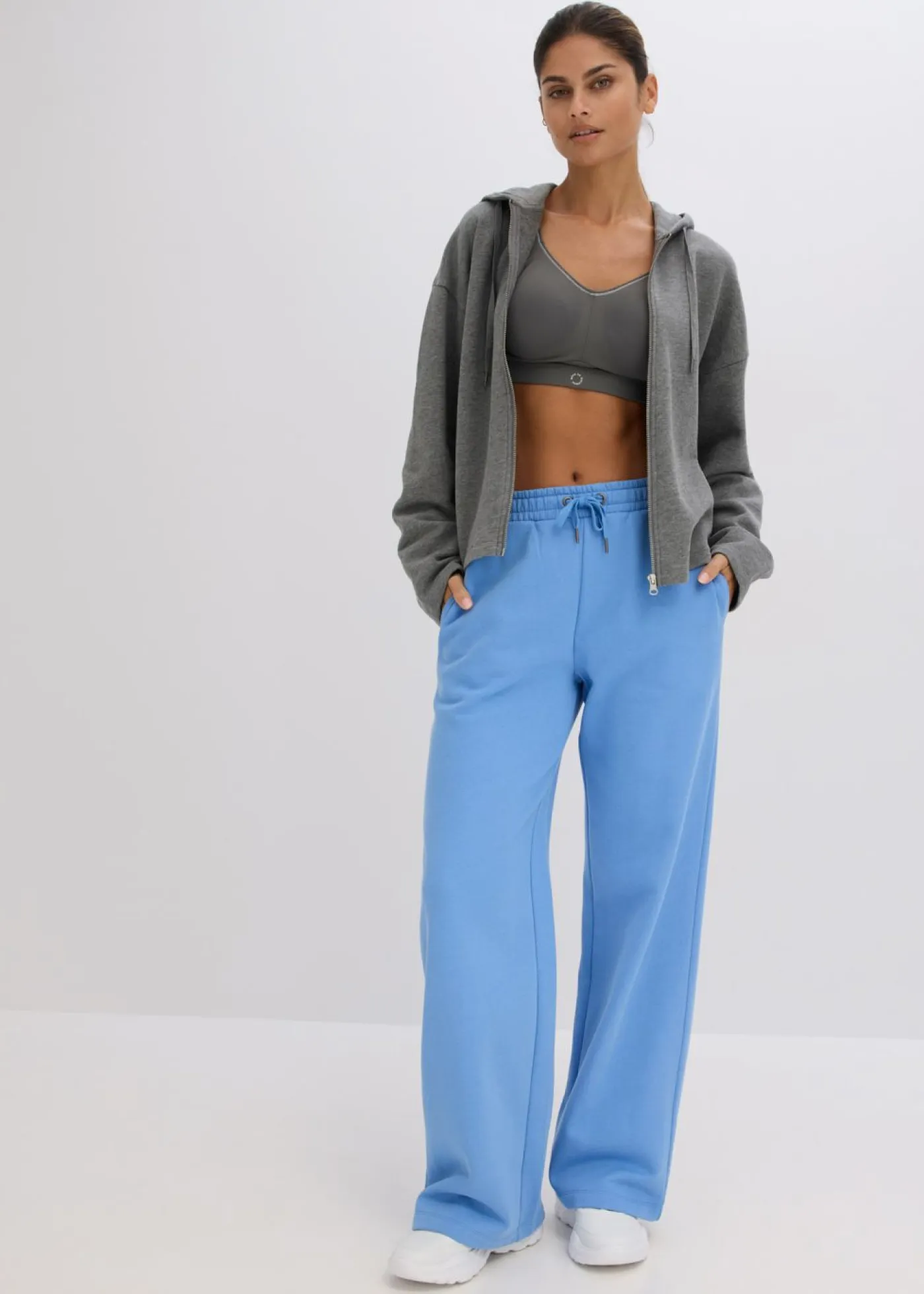 Outlet Chaqueta de chándal de algodón orgánico puro Mujer Básicos|Ropa Cómoda