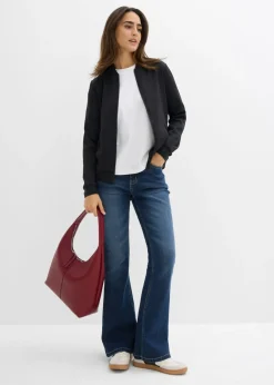 Chaqueta de chándal de neopreno con cremallera Mujer Básicos|Ropa Cómoda