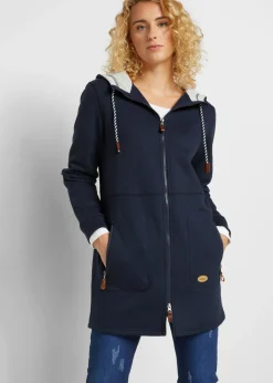 Sale Chaqueta de chándal larga con capucha Mujer Ropa Cómoda
