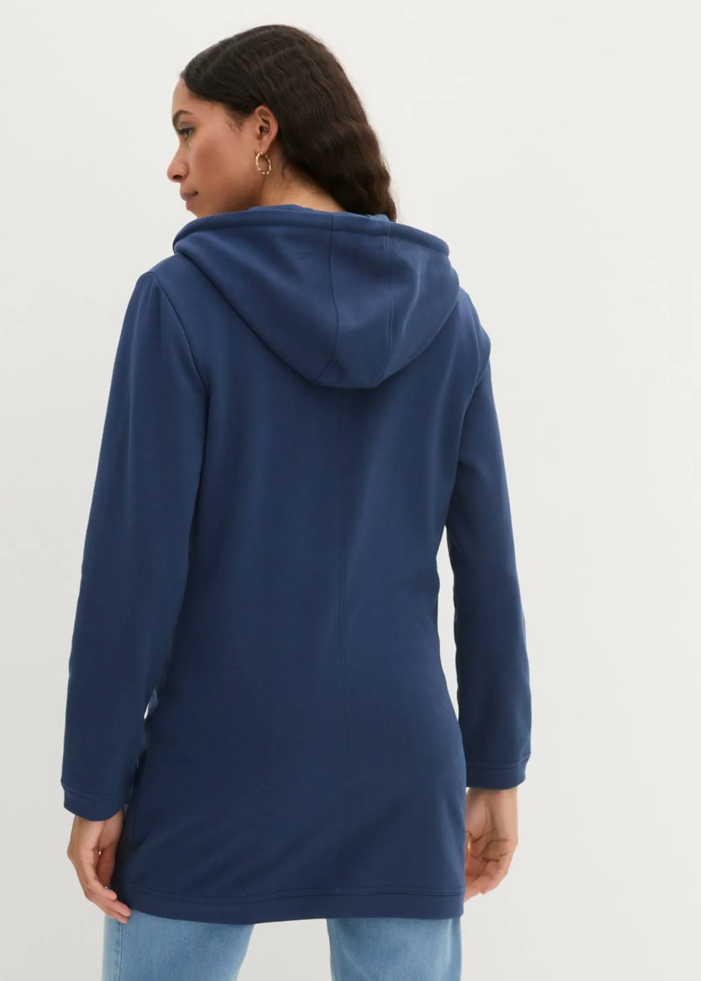 Discount Chaqueta de chándal larga con bolsillos con cremallera Mujer Ropa Cómoda