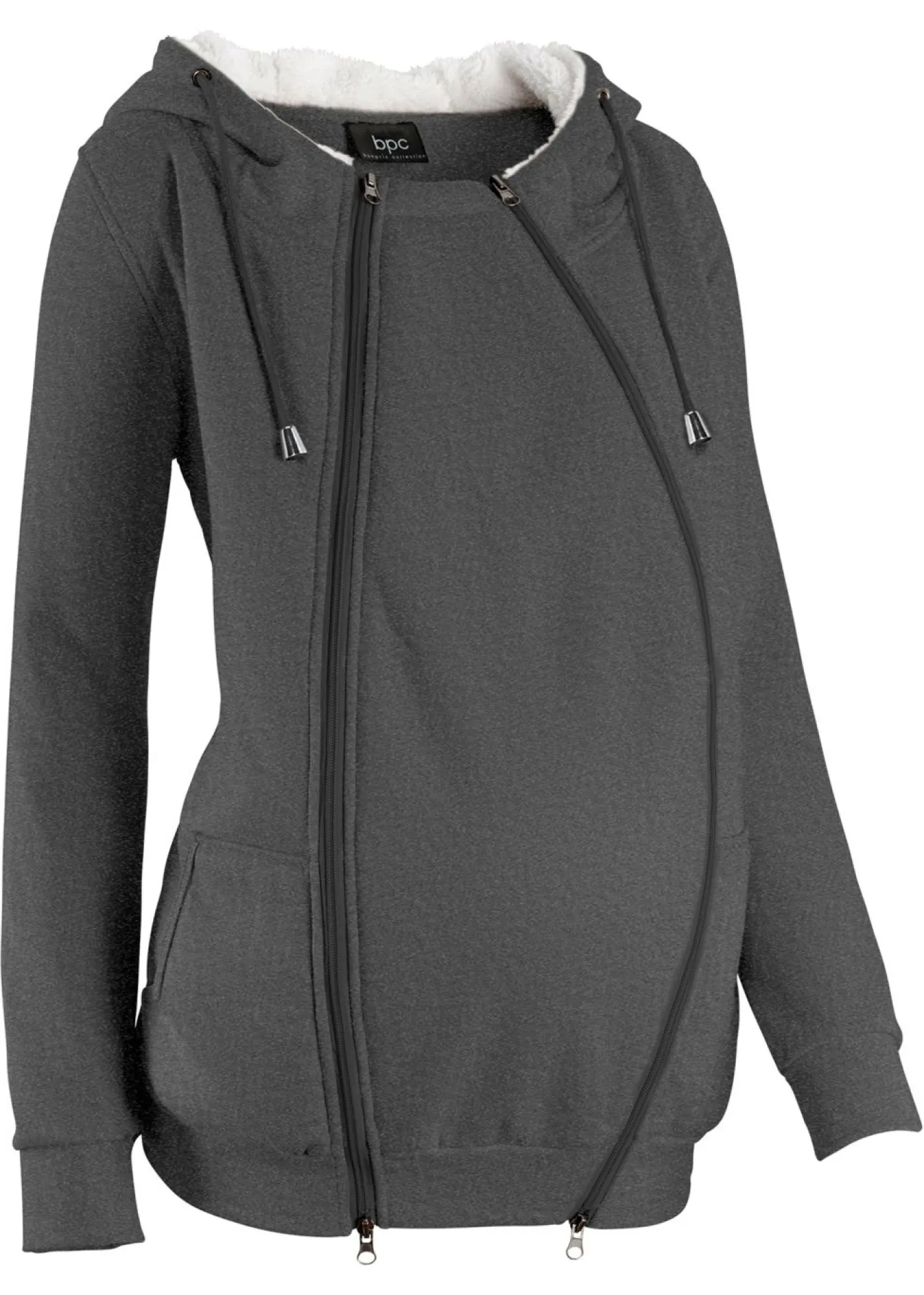 Best Chaqueta de chándal premamá y de porteo, 3 en 1, con interior esponjoso Mujer Premamá