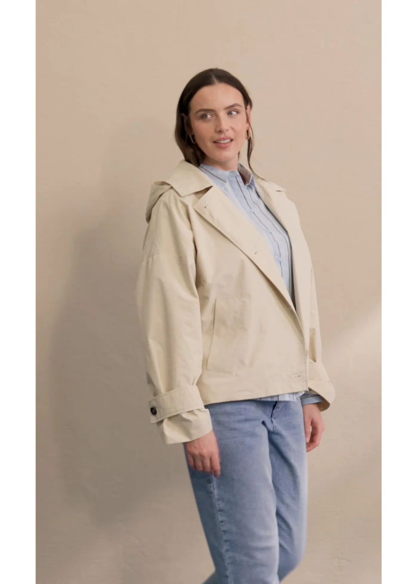 Best Chaqueta de entretiempo oversize Mujer Esenciales|Chaquetas Y Abrigos