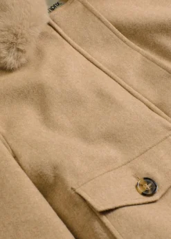 Best Chaqueta de invierno con aspecto de lana Mujer Chaquetas Y Abrigos
