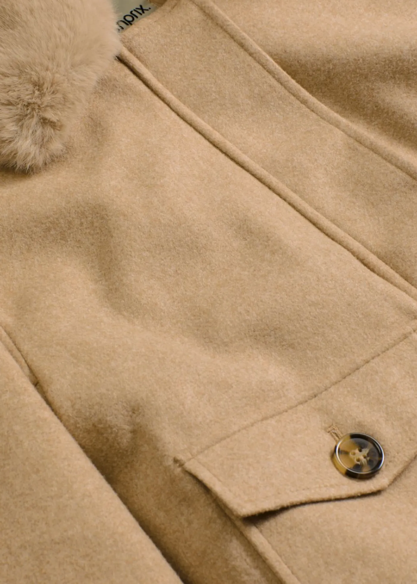 Best Chaqueta de invierno con aspecto de lana Mujer Chaquetas Y Abrigos