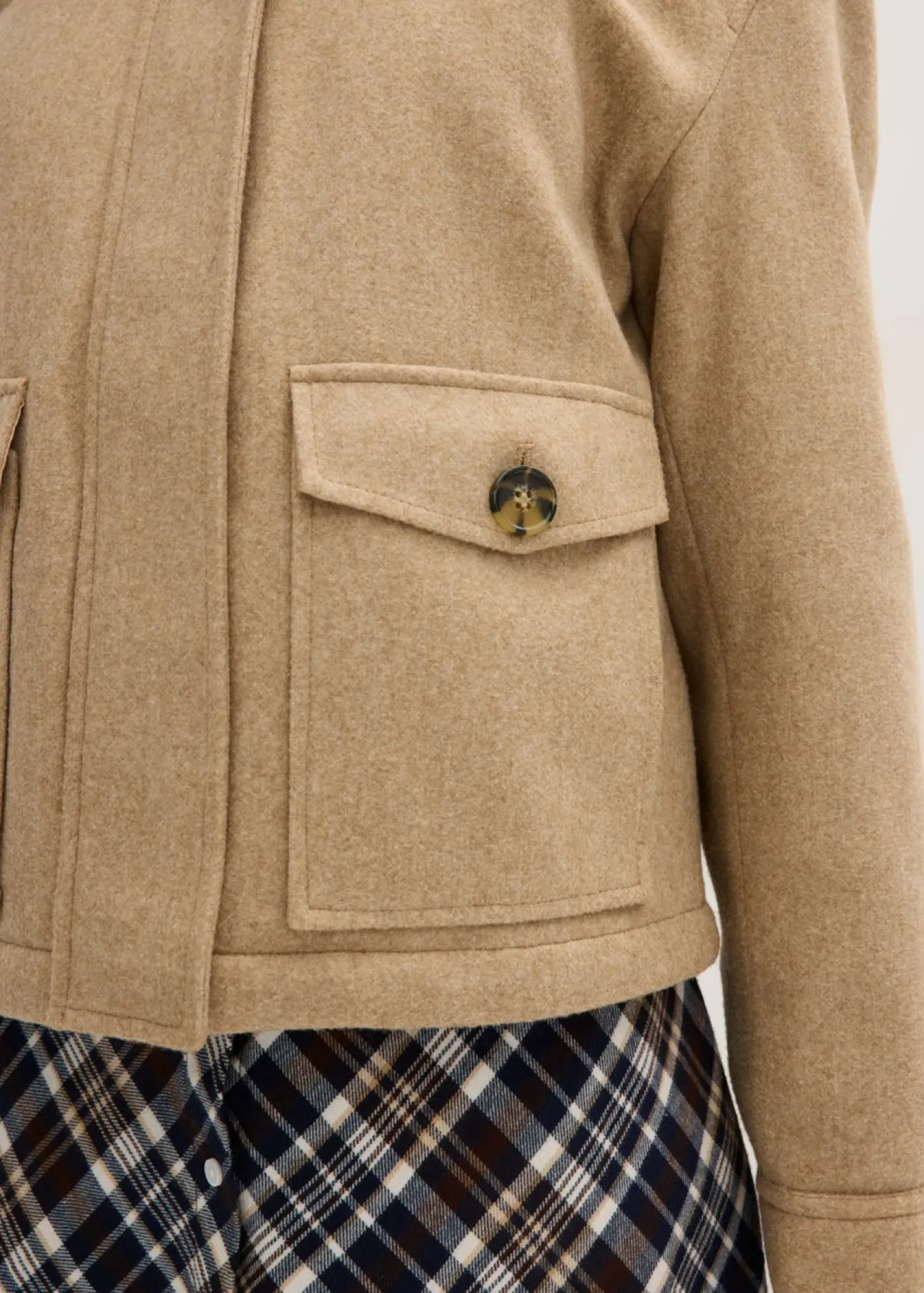 Best Chaqueta de invierno con aspecto de lana Mujer Chaquetas Y Abrigos