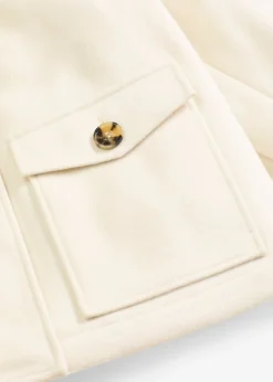 Discount Chaqueta de invierno con aspecto de lana Mujer Chaquetas Y Abrigos