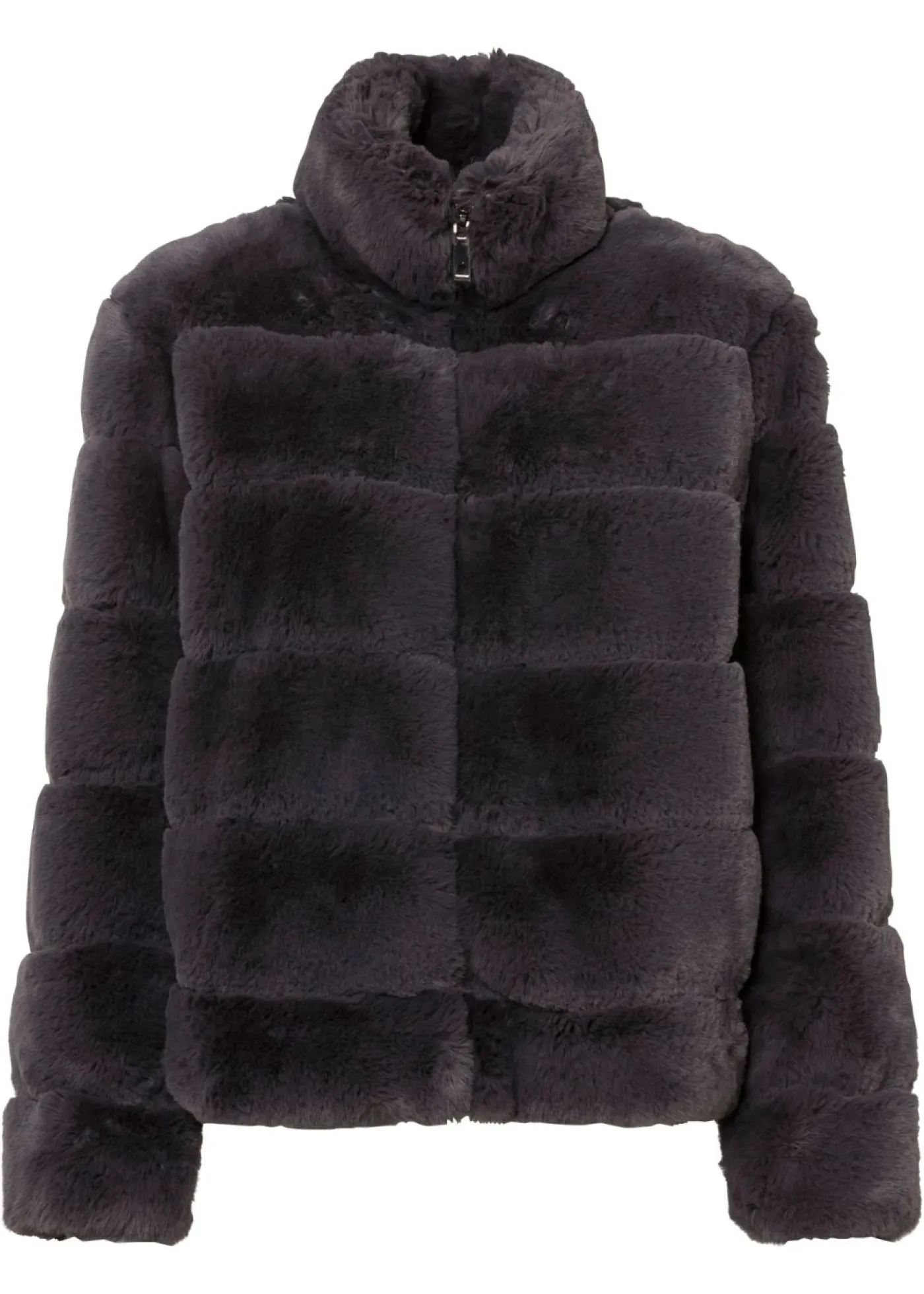 Discount Chaqueta de pelo sintético con cremallera Mujer Chaquetas Y Abrigos