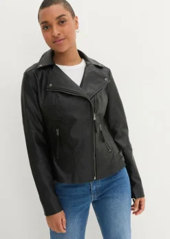 Best Chaqueta de piel sintética de viscosa pura Mujer Chaquetas Y Abrigos