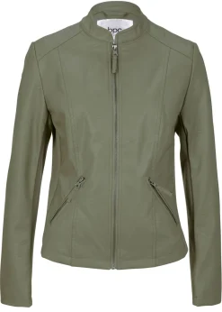 Best Chaqueta de piel sintética de viscosa pura Mujer Chaquetas Y Abrigos
