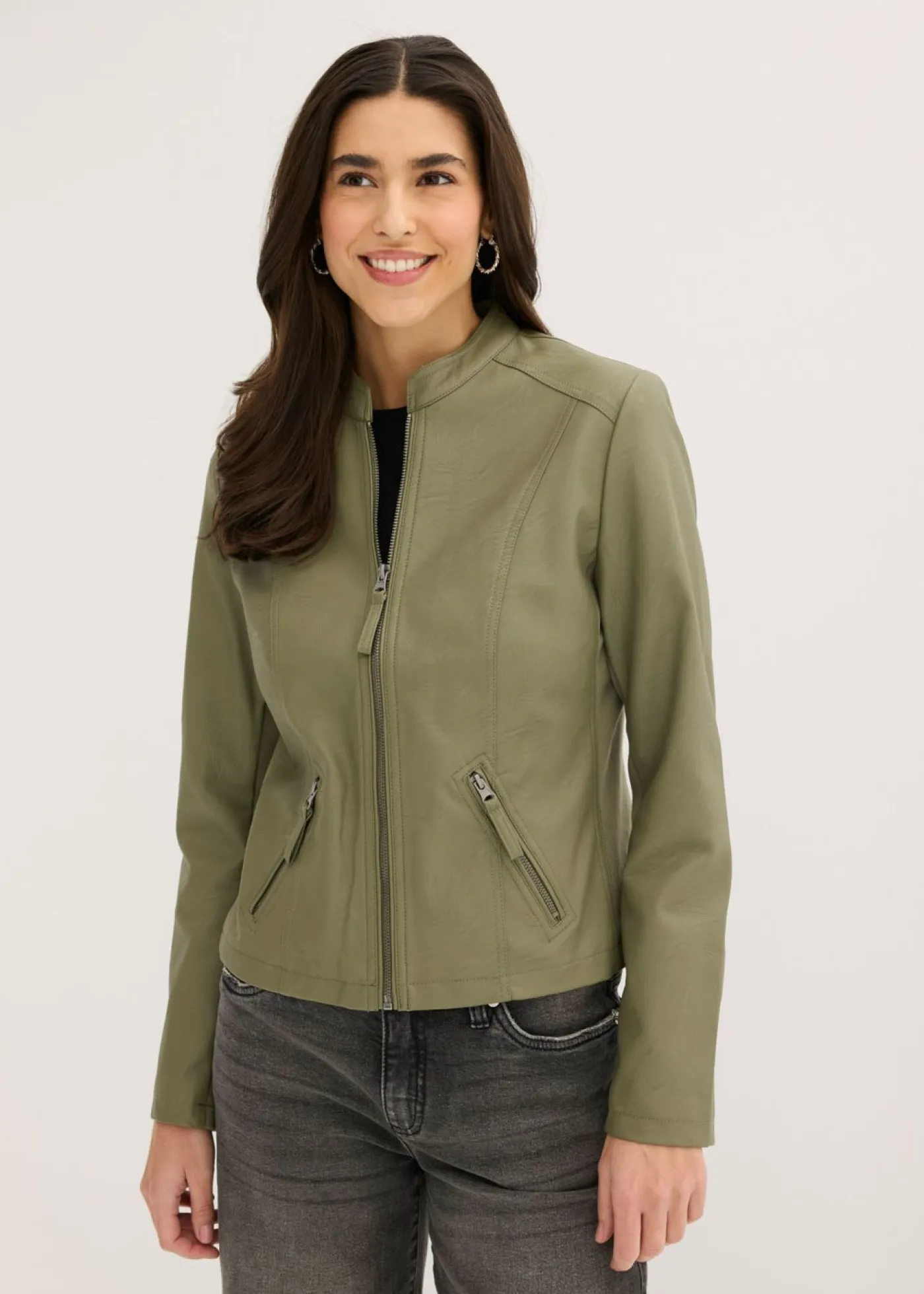 Best Chaqueta de piel sintética de viscosa pura Mujer Chaquetas Y Abrigos