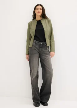 Best Chaqueta de piel sintética de viscosa pura Mujer Chaquetas Y Abrigos
