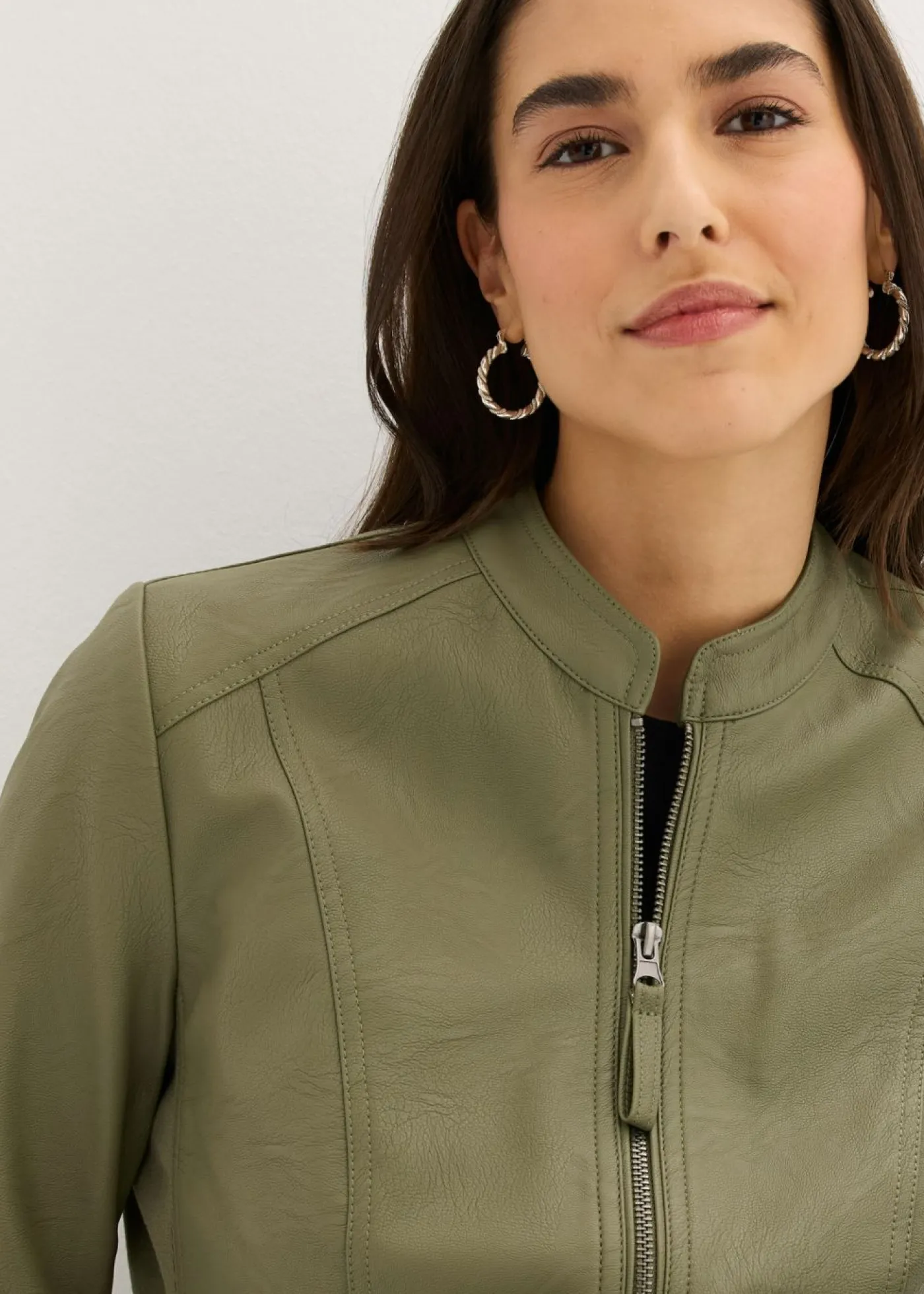 Best Chaqueta de piel sintética de viscosa pura Mujer Chaquetas Y Abrigos