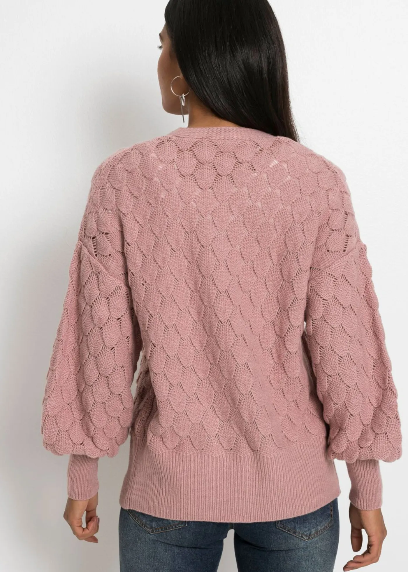 Hot Chaqueta de punto ajour Mujer Jerséis|Ropa De Punto