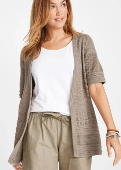 Hot Chaqueta de punto ajour Mujer Jerséis|Ropa De Punto