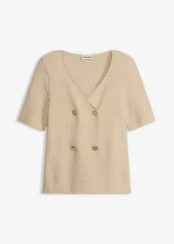 Chaqueta de punto con algodón Mujer Jerséis|Novedades