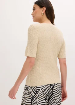 Chaqueta de punto con algodón Mujer Jerséis|Novedades